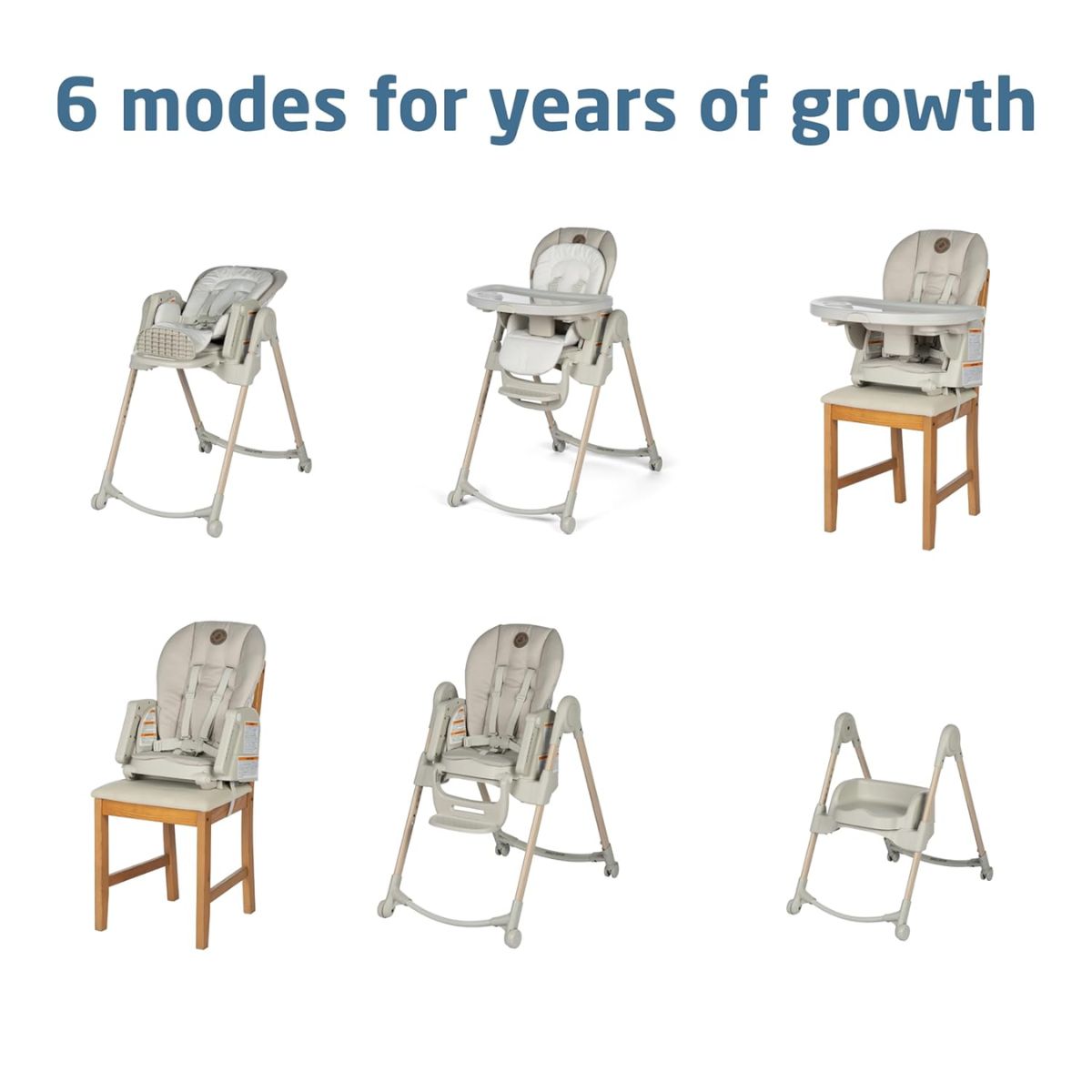 Maxi-Cosi Minla 6-In-1 High Chair - Classic Oat on Luna Baby Store Miami