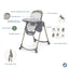 Maxi-Cosi Minla 6-In-1 High Chair - Classic Oat on Luna Baby Store Miami