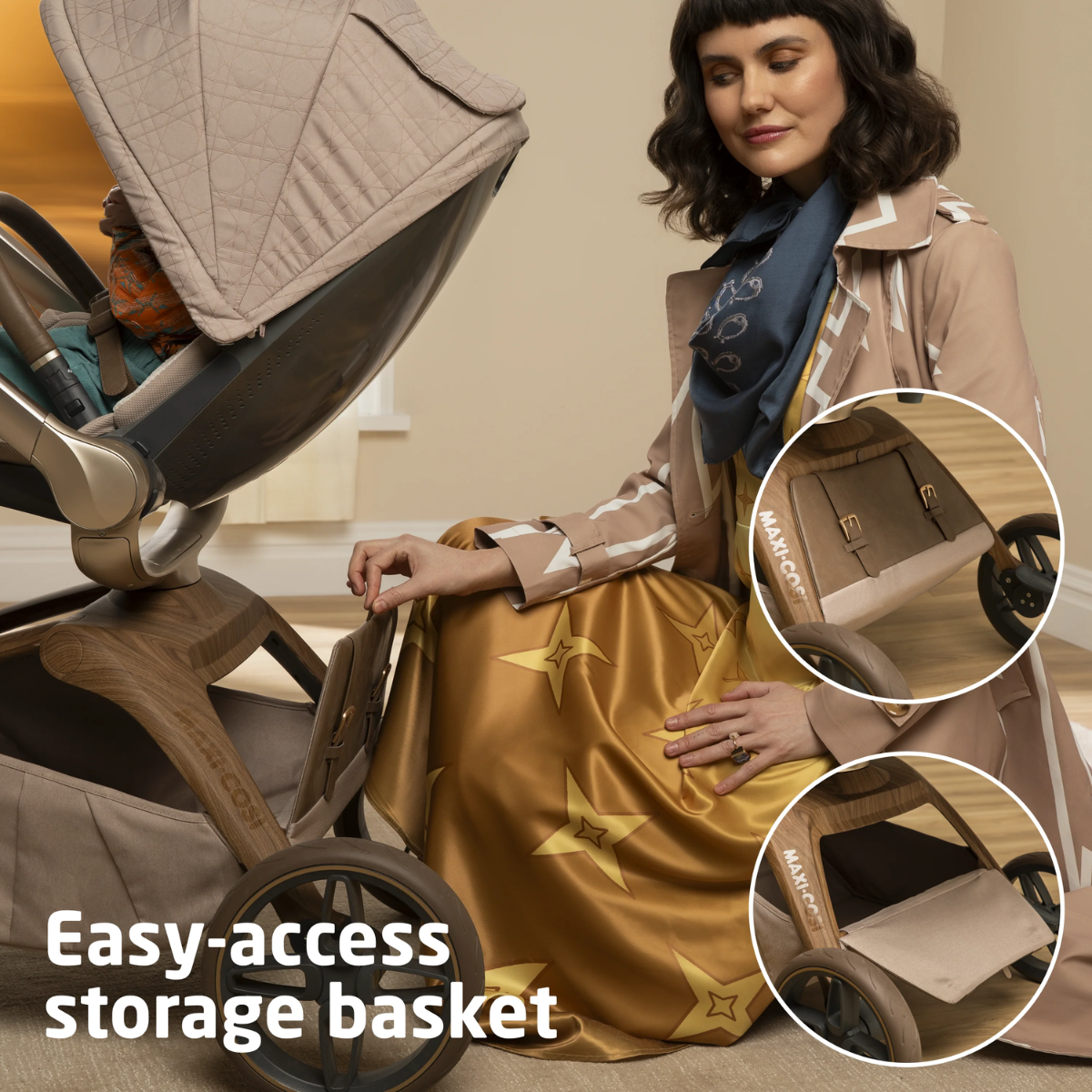 Maxi-Cosi Tana 360° Rotating Modular Stroller - Onyx Heritage