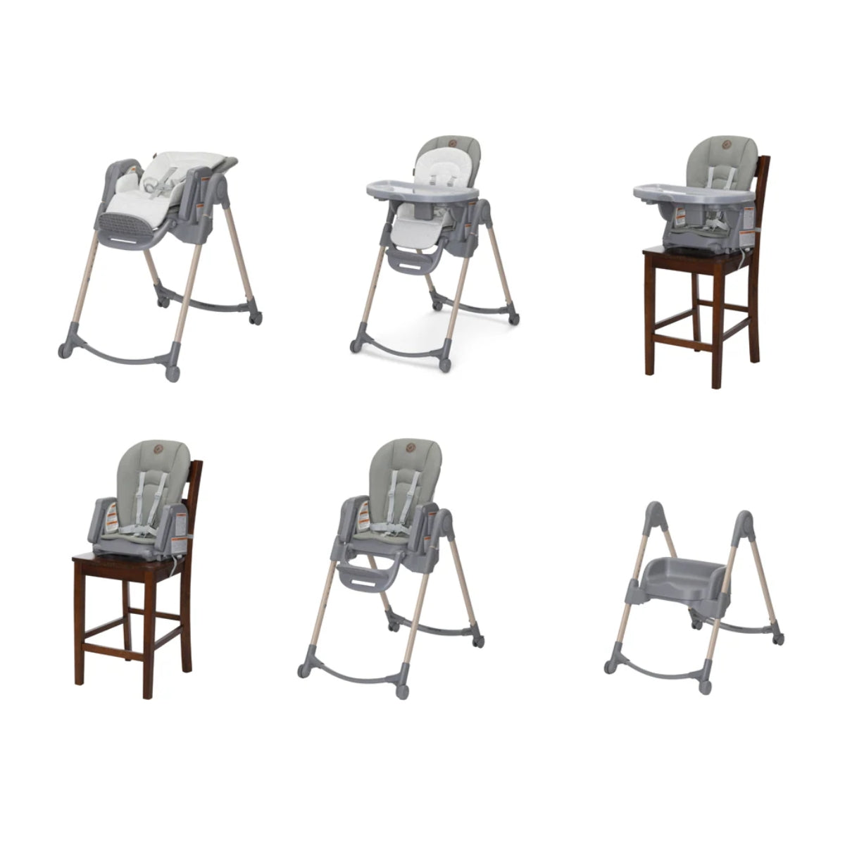 Maxi-Cosi Minla 6-In-1 High Chair - Classic Truffle on Luna Baby Store Miami