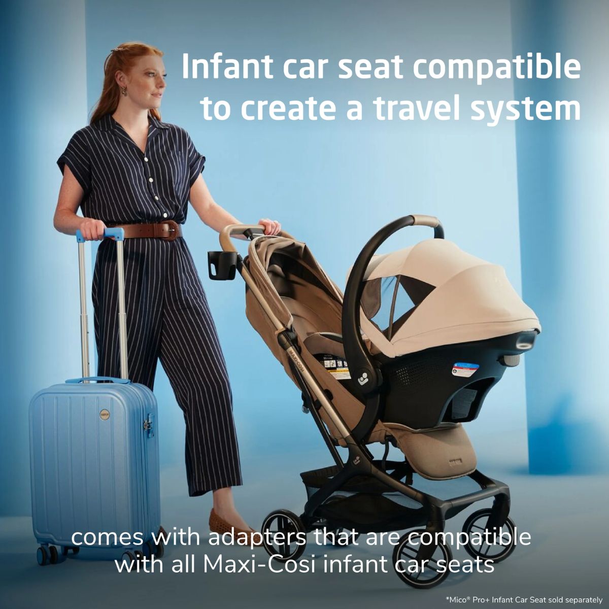 Maxi Cosi Oxford Cabin Lightweight Travel Stroller - Sea Shadow