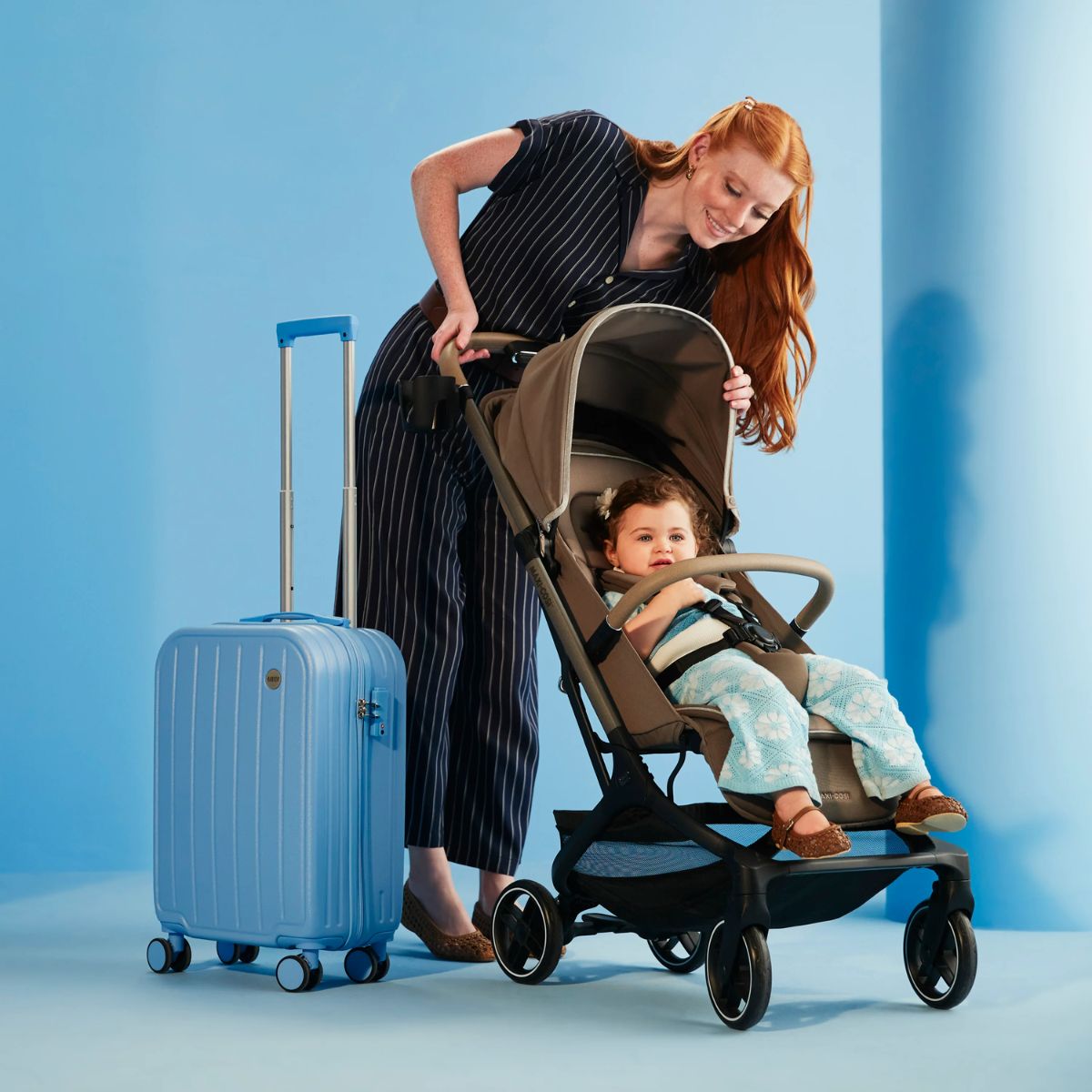 Maxi Cosi Oxford Cabin Lightweight Travel Stroller - Sea Shadow on Luna Baby Store Miami
