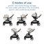 Maxi Cosi Zelia Pro 5-in-1 Modular Travel System - Caspian Caviar