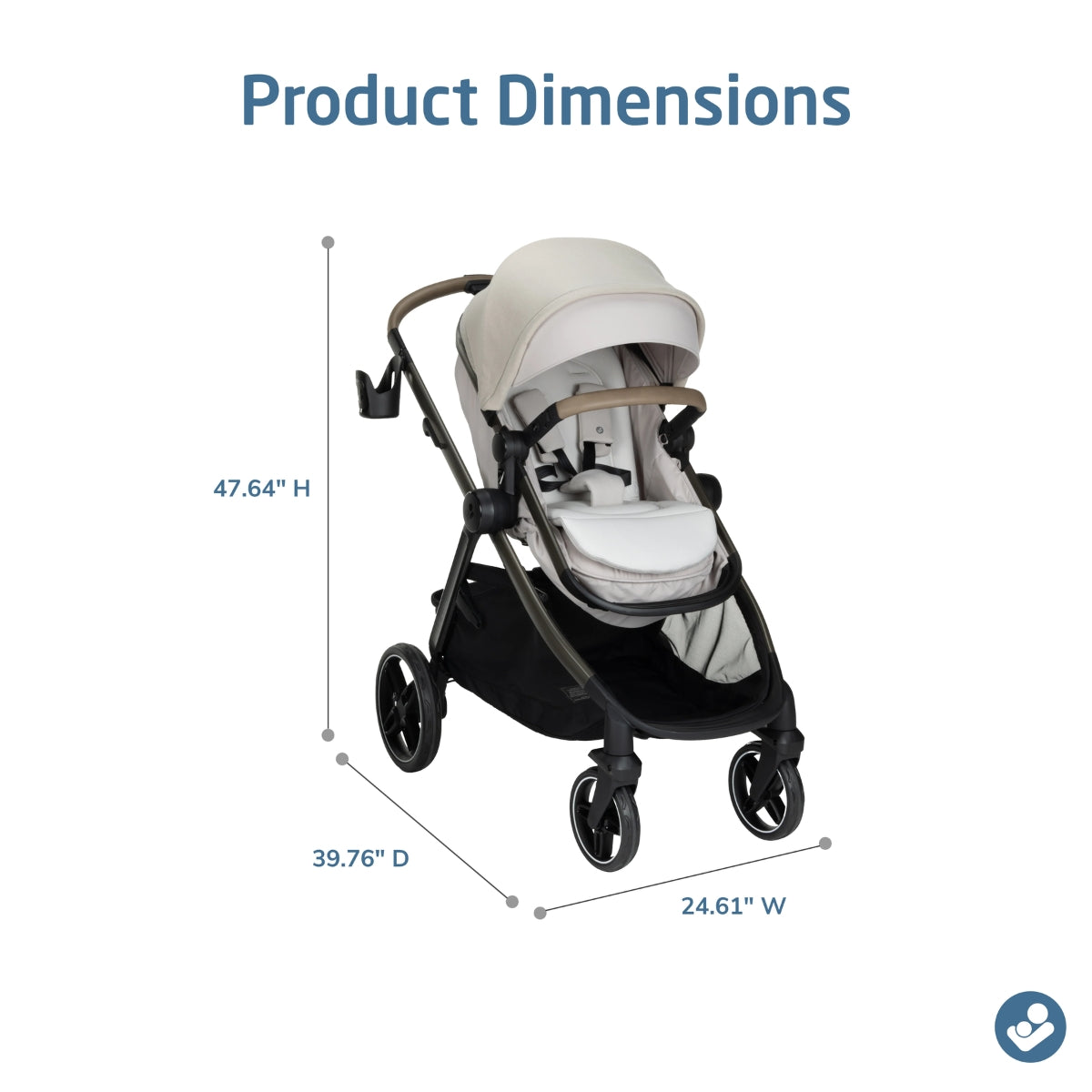 Maxi Cosi Zelia Pro 5-in-1 Modular Travel System - Classic Oat