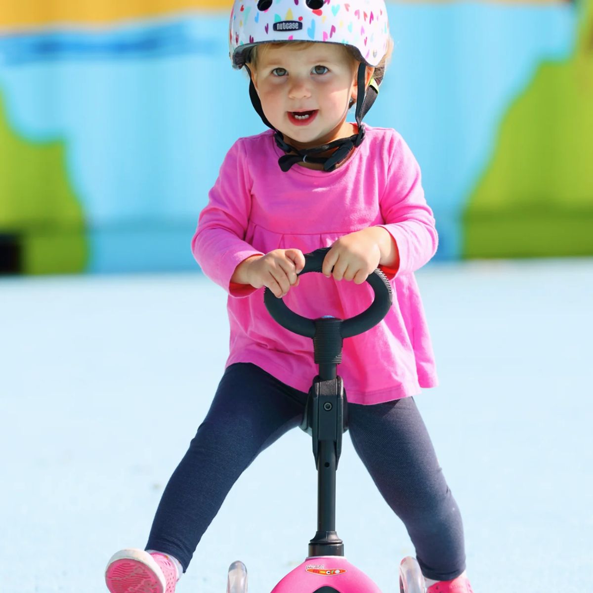 Patinete Infantil Micro Kickboard Mini 3 em 1 Deluxe Pink