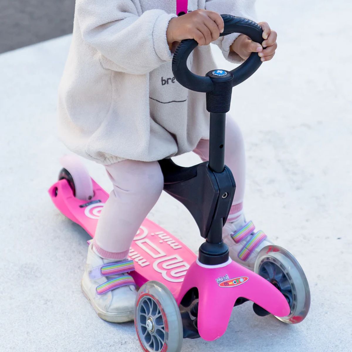 Patinete Infantil Micro Kickboard Mini 3 em 1 Deluxe Pink on Luna Baby Store Miami