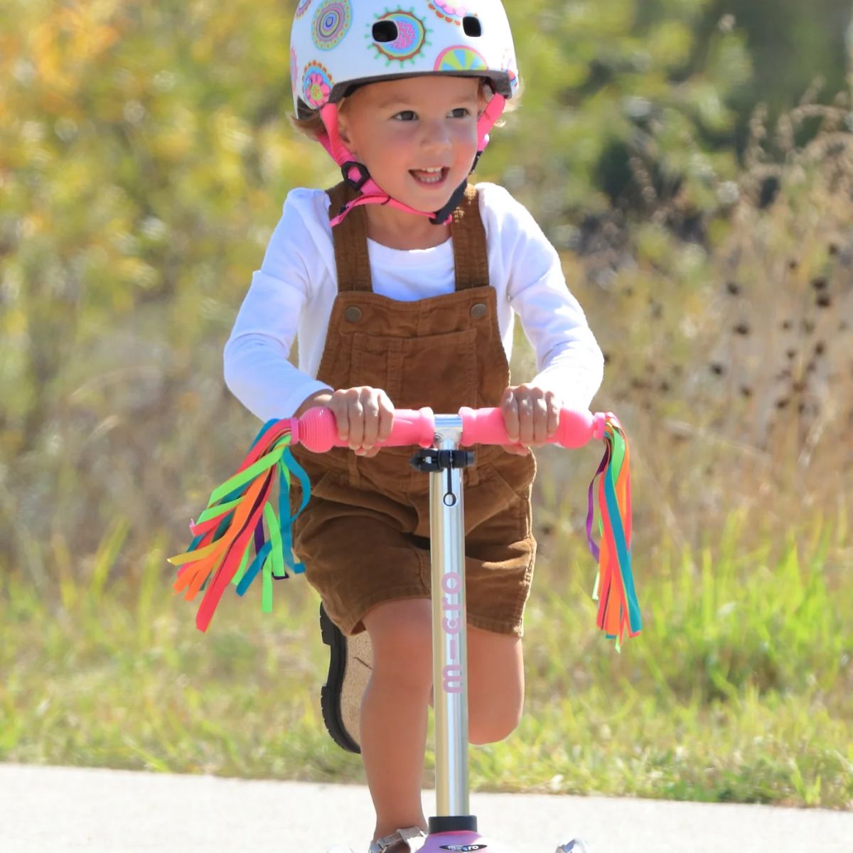 Patinete Infantil Micro Mini Glitter LED Fairy Pink

