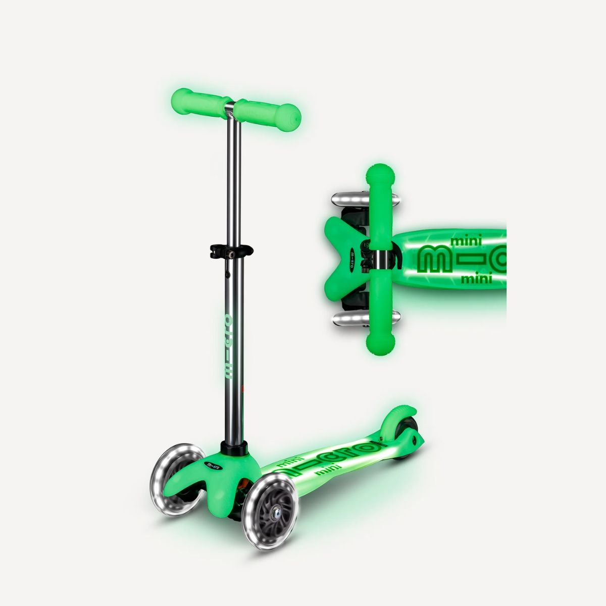 Patinete Infantil Micro Mini Glow Plus LED Icy Lime

 on Luna Baby Store Miami
