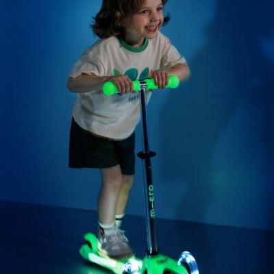 Patinete Infantil Micro Mini Glow Plus LED Icy Lime

