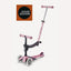 Patinete Infantil Micro Kickboard Mini Rock & Go LED 6 em 1 com Balanço Dusty Rose on Luna Baby Store Miami