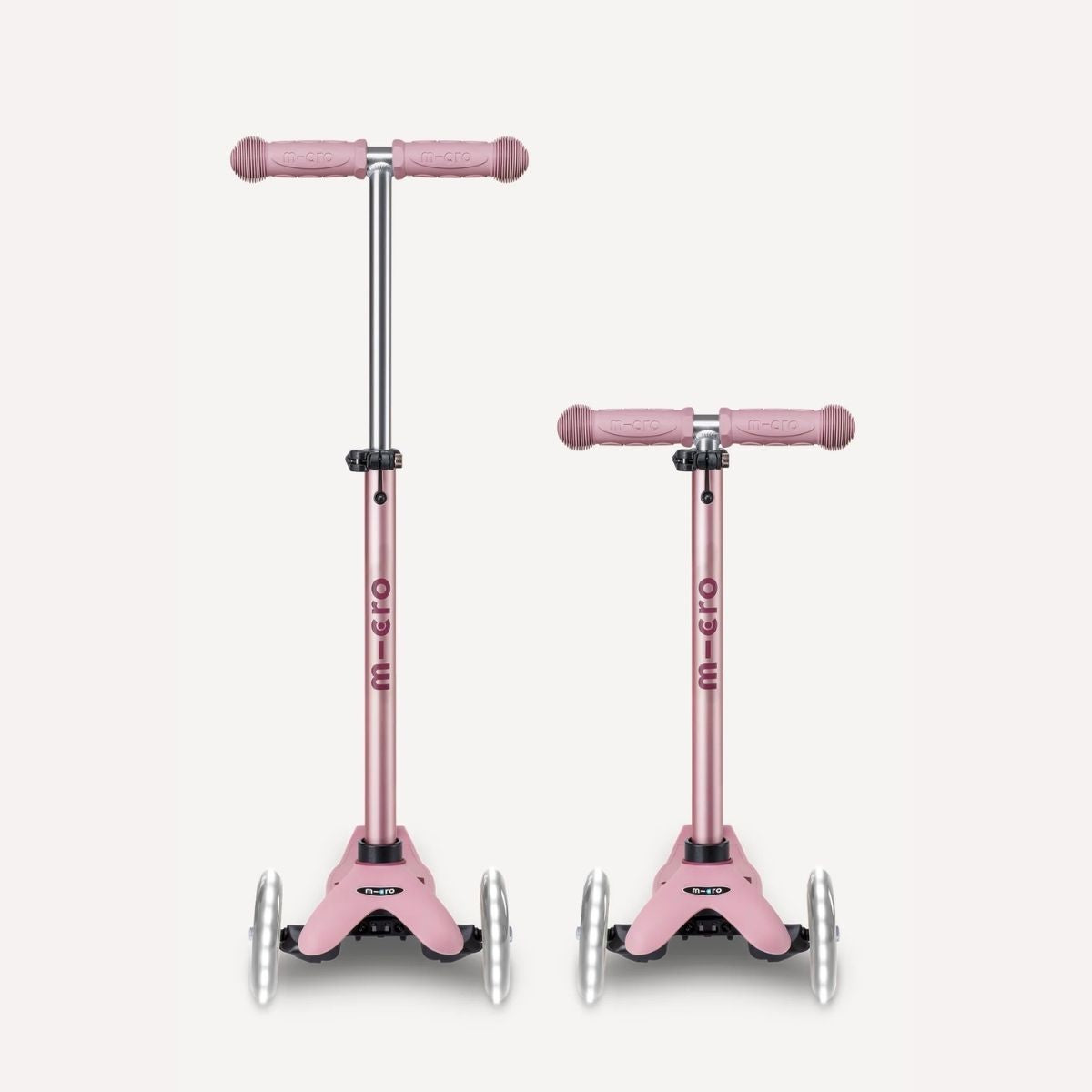 Patinete Infantil Micro Kickboard Mini Rock & Go LED 6 em 1 com Balanço Dusty Rose on Luna Baby Store Miami