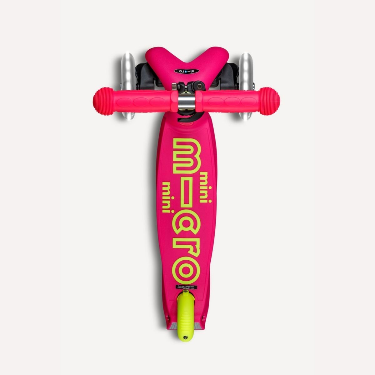 Patinete Infantil Micro Mini Foldable LED Neon Flamingo Pink/Yellow