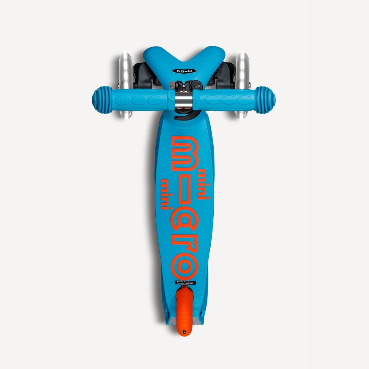 Patinete Infantil Micro Mini Foldable LED Neon Sunset Orange/Aqua on Luna Baby Store Miami
