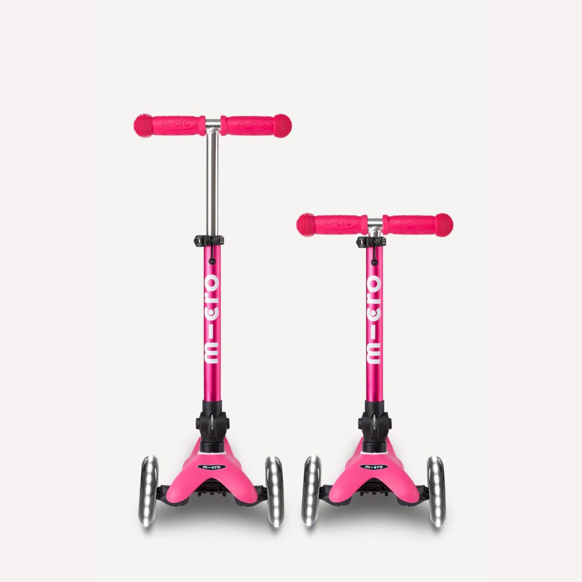 Patinete Infantil Micro Mini Foldable LED Pink

