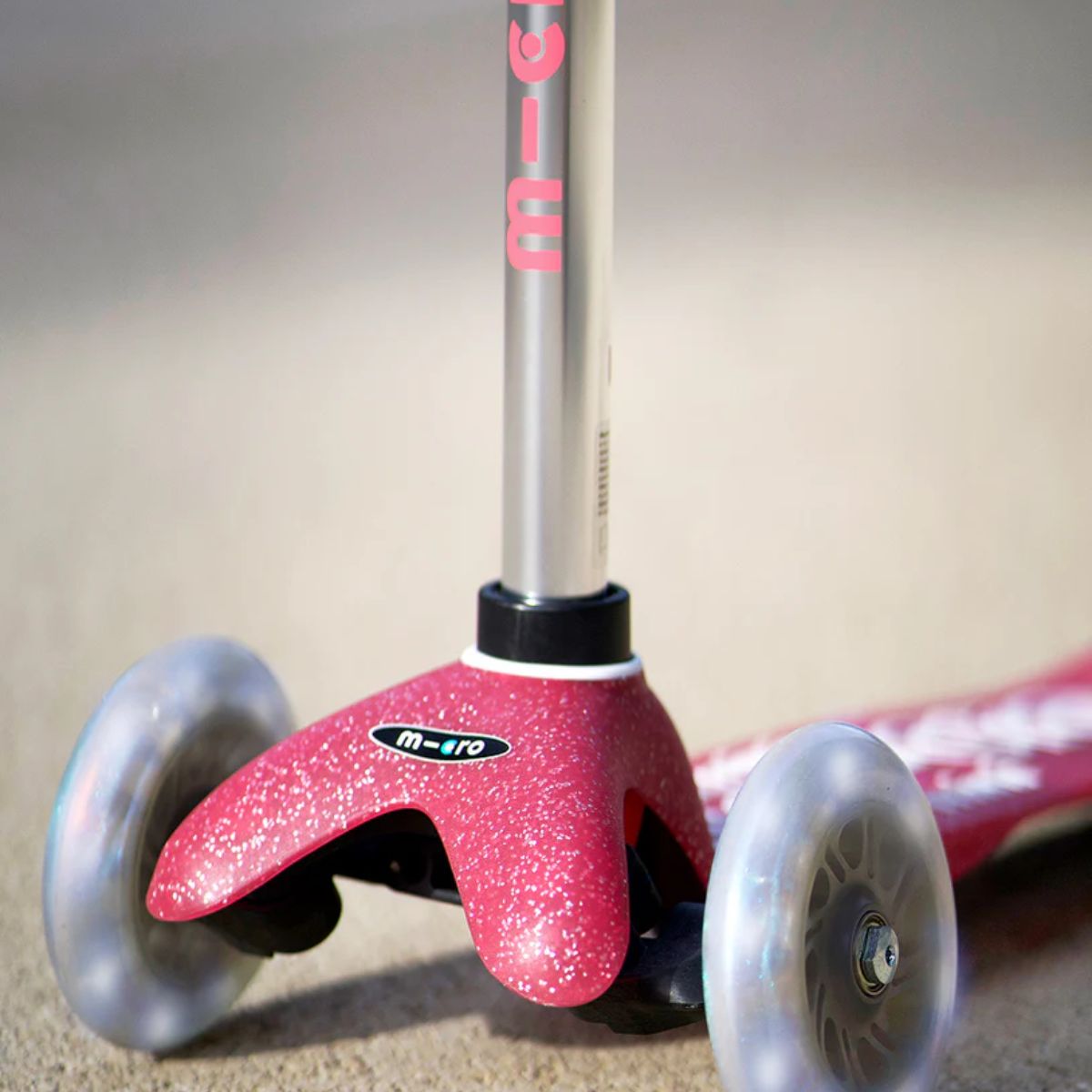 Patinete Infantil Micro Mini Glitter LED Fairy Pink

