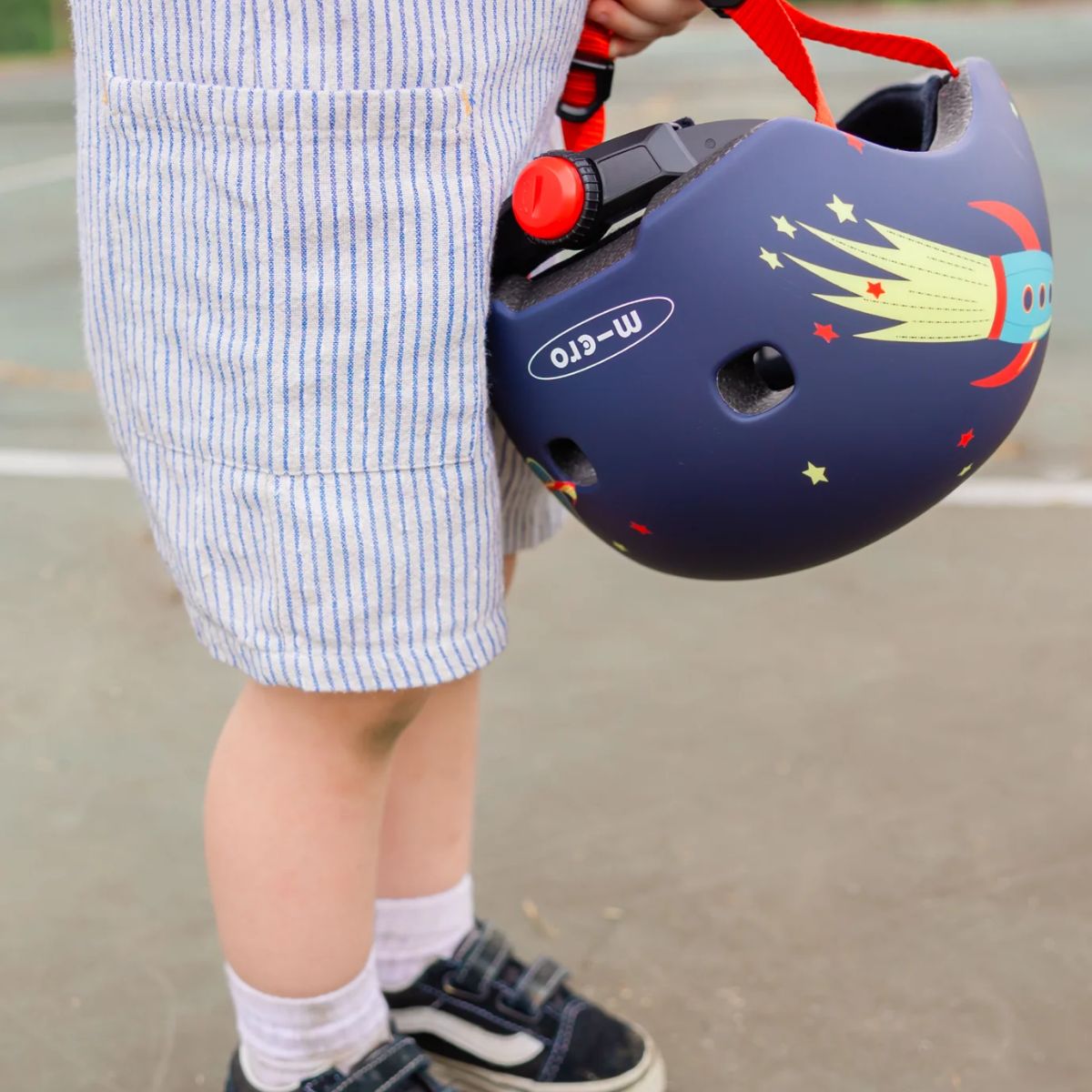 Capacete Infantil Micro Kickboard Pattern Helmet Rocket PP

