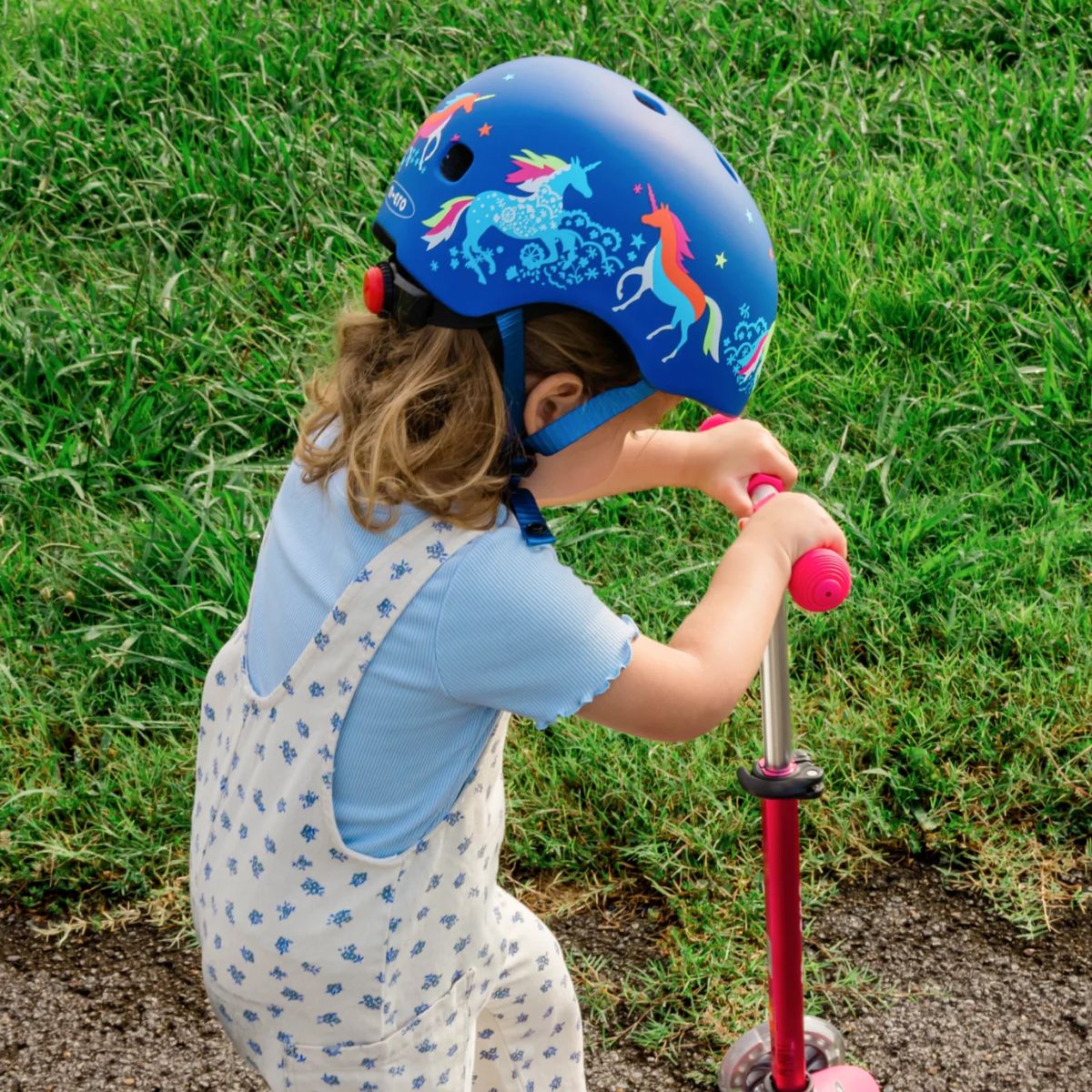 Micro Kickboard Unicorn Pattern Kids Helmet - Extra Small