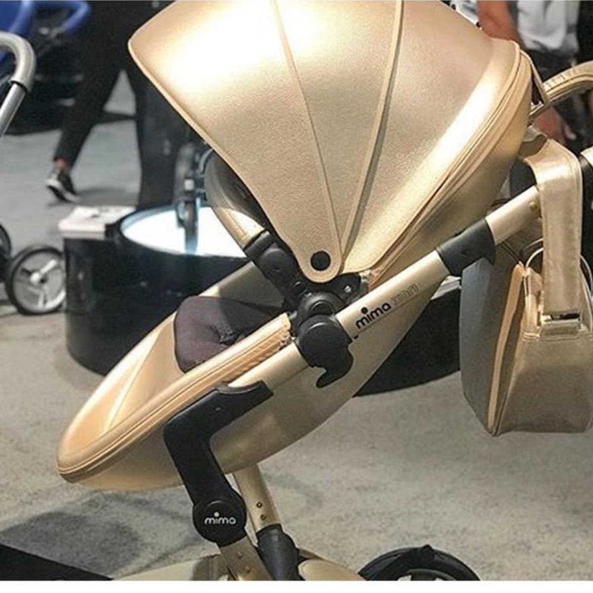 Bolsa Maternidade Infantil Mima Xari Champanhe on Luna Baby Store Miami