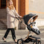 Carrinho de Bebê Mima Xari Max Edição Especial Preto e Dourado on Luna Baby Store Miami