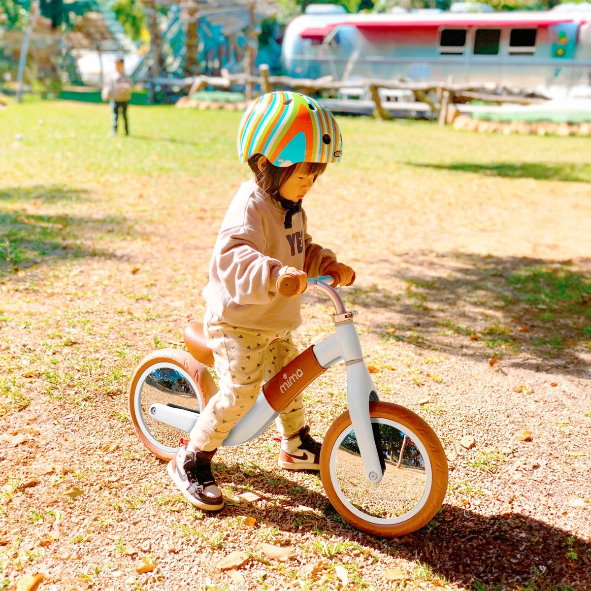 Bike (Bicicleta) Infantil Mima Zoom Balance Branca on Luna Baby Store Miami