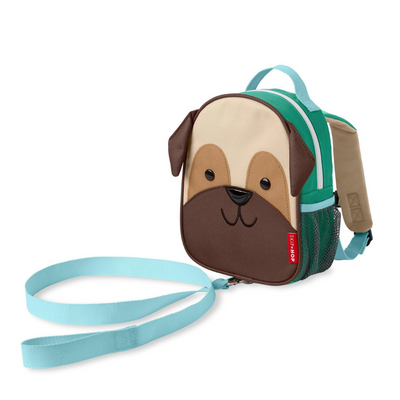 Skip Hop Zoo Mini Backpack With Safety Harness Pug - Luna Baby Store Miami