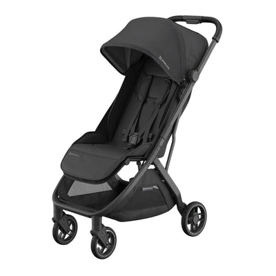 Carrinho Compacto UPPAbaby Minu V3 - Jake (Carvão / Quadro de Carbono / Couro Preto)