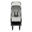 Carrinho Compacto UPPAbaby Minu V3 - Savannah (Cinza Pérola Mesclado / Estrutura de Carbono / Couro Castanho)