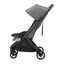 Carrinho Compacto UPPAbaby Minu V3 - Greyson (Carvão Melange / Quadro de Carbono / Couro de Sela)