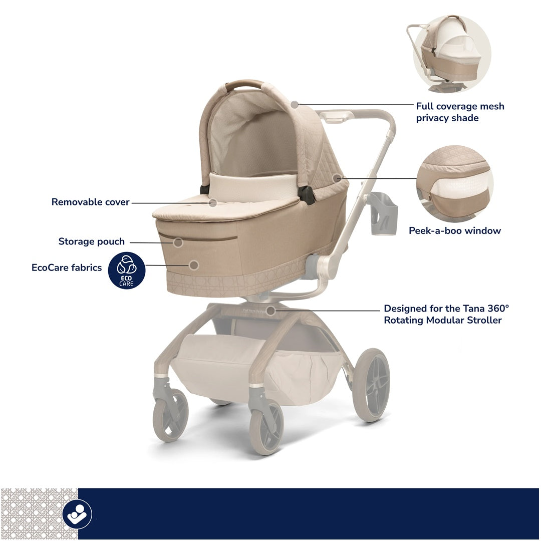 Moisés Infantil Maxi Cosi Carriage Natural Heritage