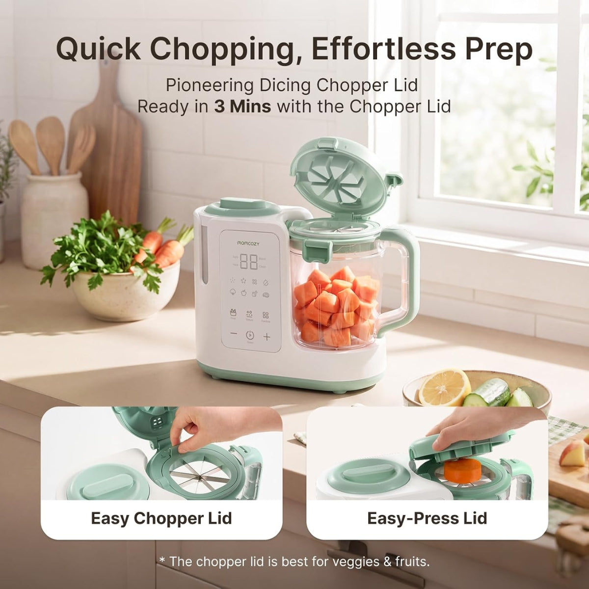 Momcozy AutoMeal Baby Food Maker on Luna Baby Store Miami