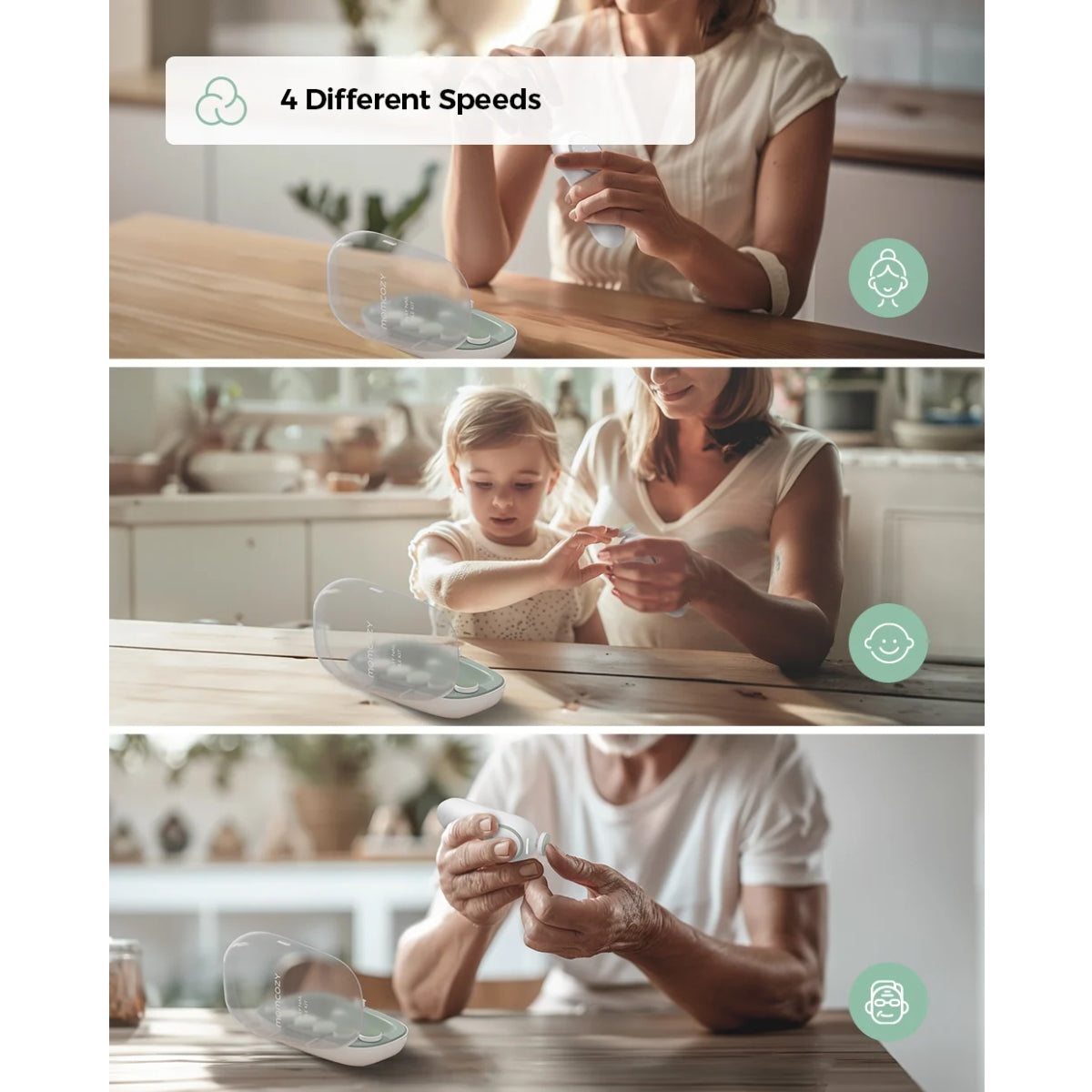 Momcozy Electric Baby Nail File - Low Noise