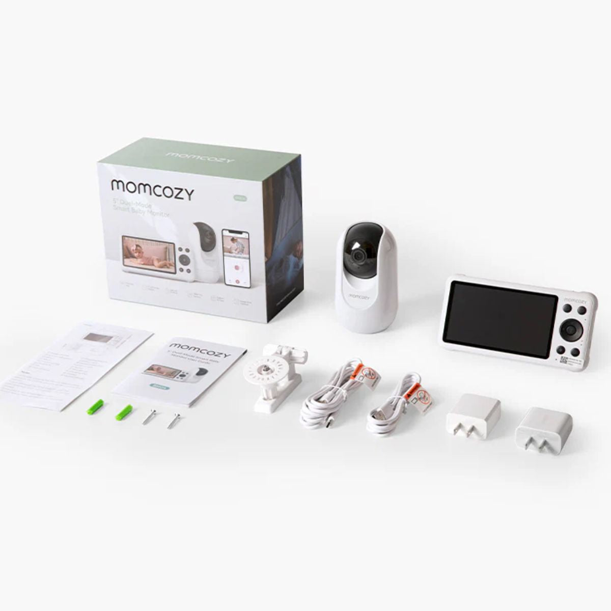 Babá Eletrônica Inteligente Momcozy BM04 Wi-Fi com 1 Câmera