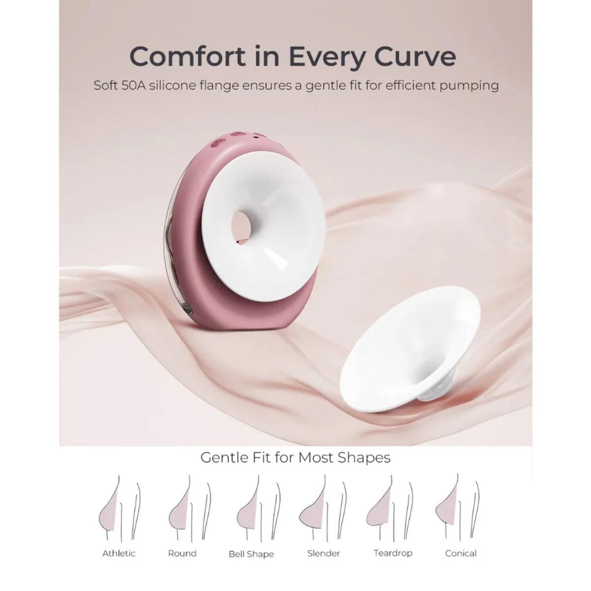 Bomba Extratora Dupla de Leite Elétrica Momcozy Air 1 Ultra-slim