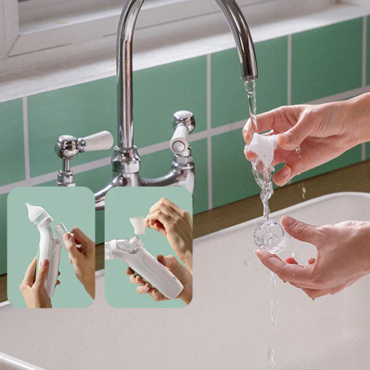 Peças de Reposição para Aspirador Nasal Momcozy BreezyClear 2 em 1

