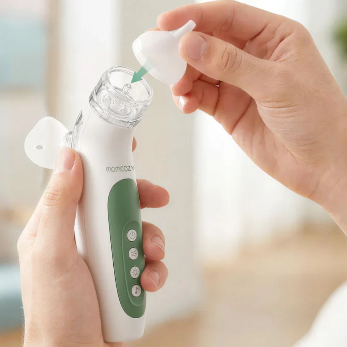 Peças de Reposição para Aspirador Nasal Momcozy BreezyClear 2 em 1

