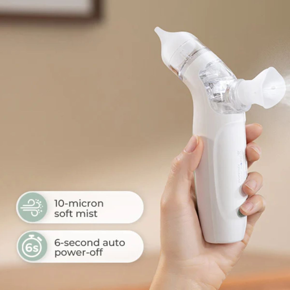 Aspirador Nasal Elétrico Momcozy BreezyClear 2 em 1 on Luna Baby Store Miami
