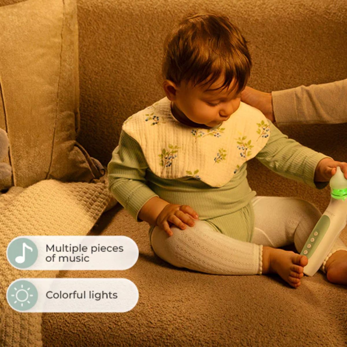 Aspirador Nasal Elétrico Momcozy BreezyClear 2 em 1
