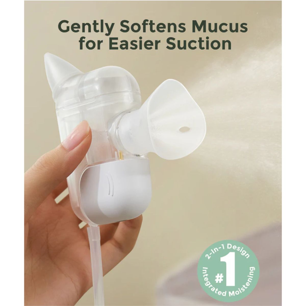 Aspirador Nasal Elétrico Momcozy BreezyClear Pró 2 em 1