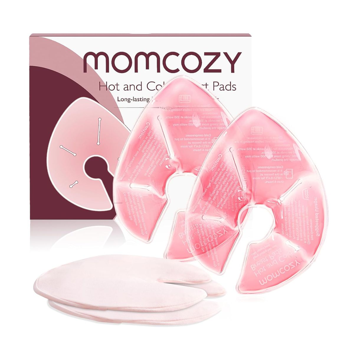 Compressas Térmicas Para Seios 2 em 1 Momcozy - 2 Unidades Pink