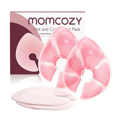 Compressas Térmicas Para Seios 2 em 1 Momcozy - 2 Unidades Pink