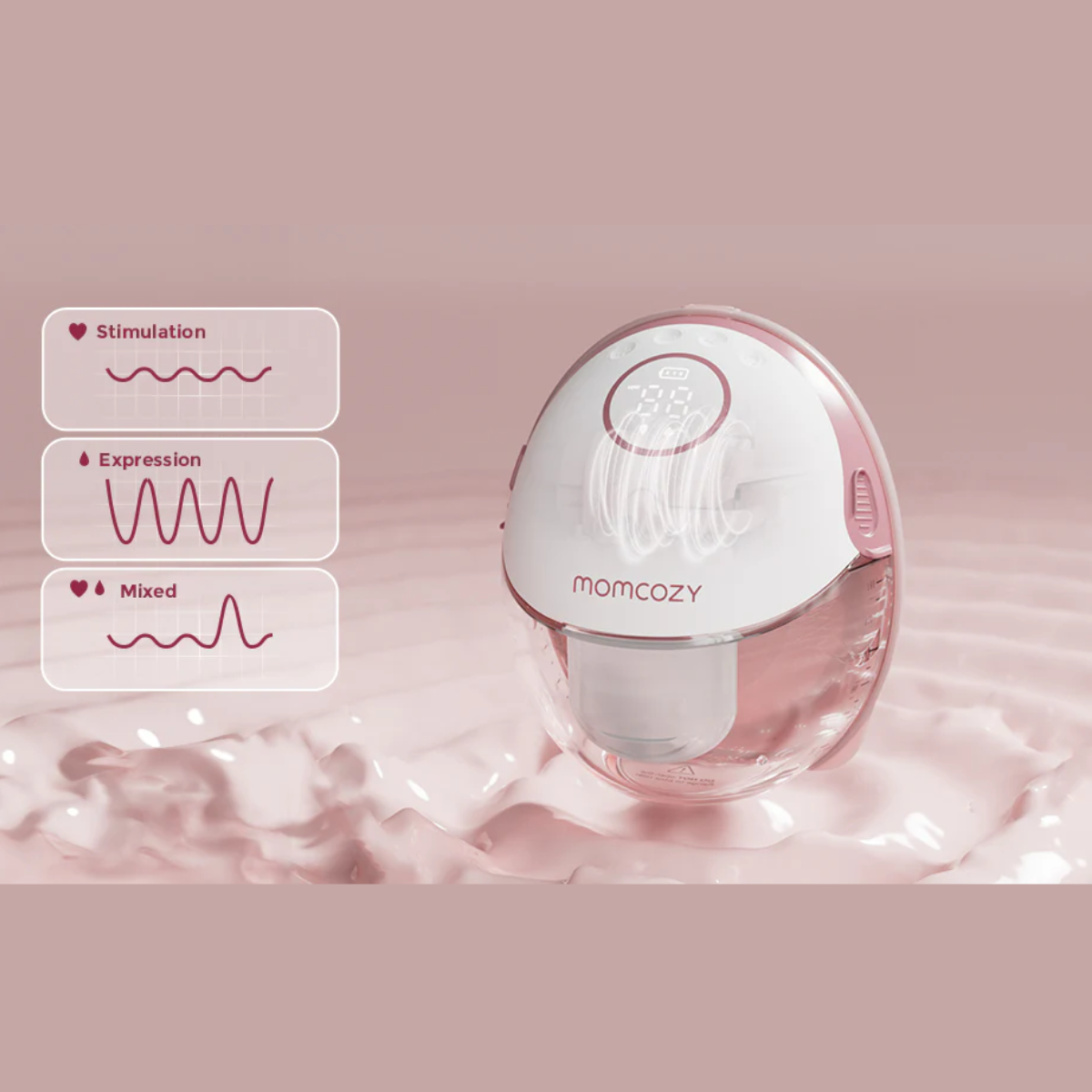 Momcozy M6 Mobile Style Hands-Free Breast Pump on Luna Baby Store Miami