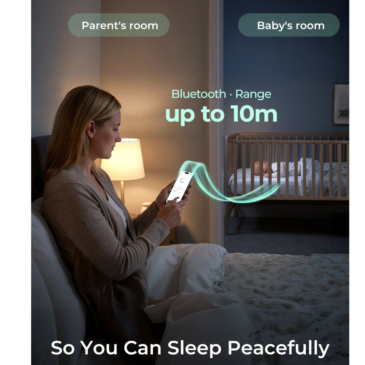 Termômetro Infantil Digital Momcozy Smart com App on Luna Baby Store Miami