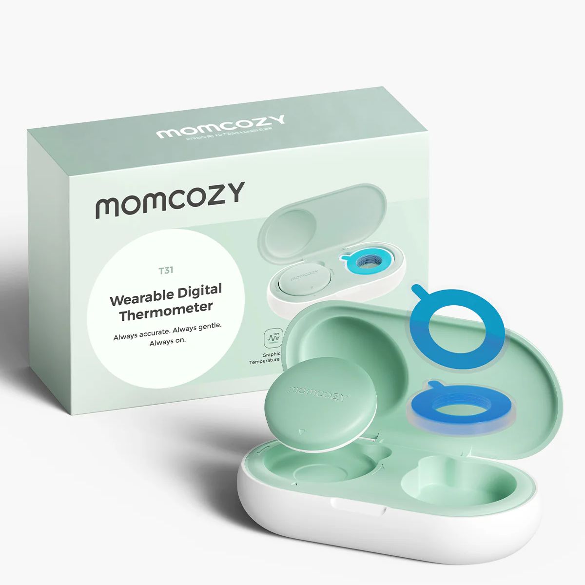 Termômetro Infantil Digital Momcozy Smart com App on Luna Baby Store Miami