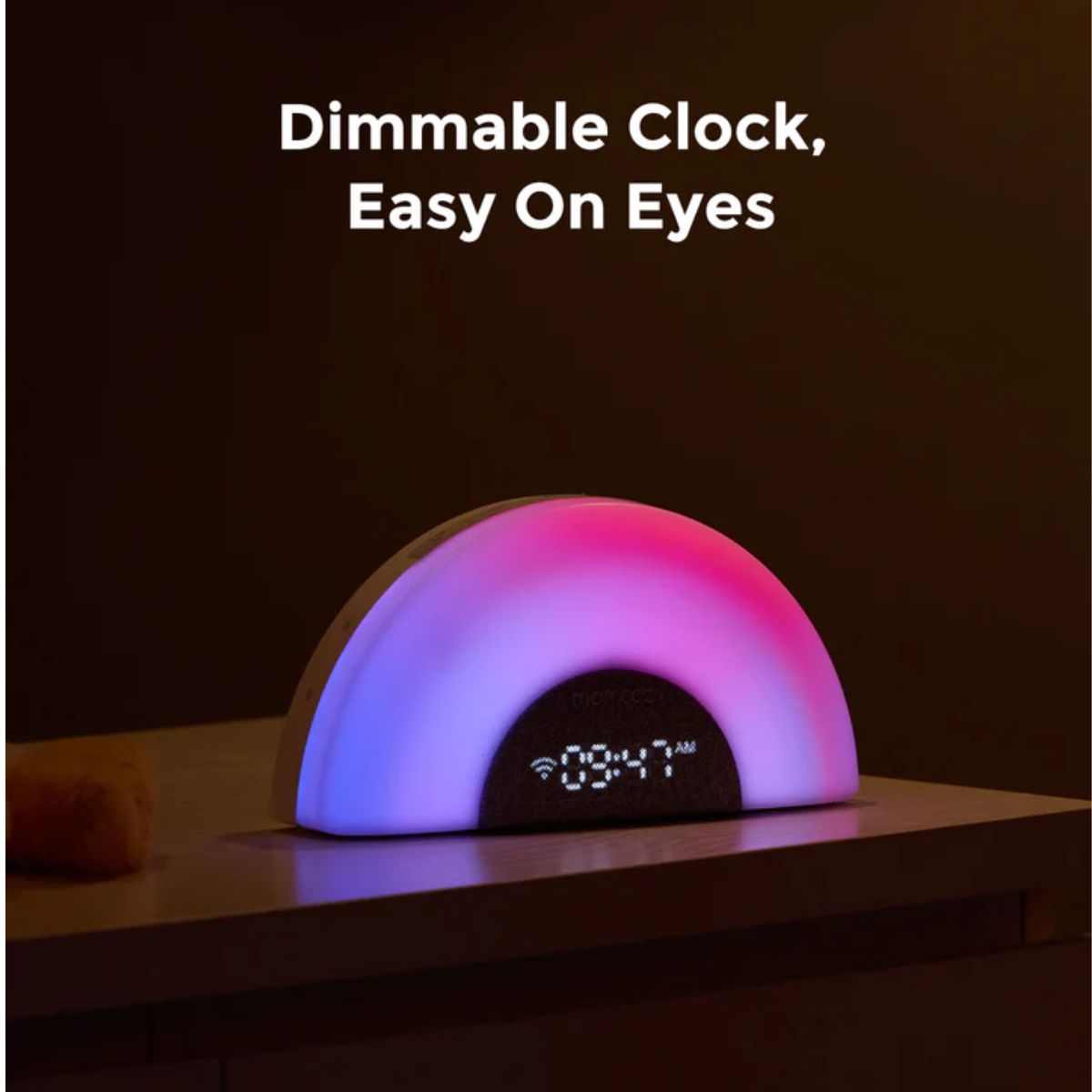 Ruído Branco Infantil Momcozy DreamSync Tech Rainbow