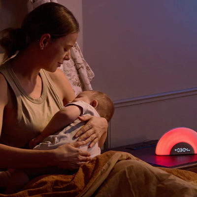 Ruído Branco Infantil Momcozy DreamSync Tech Rainbow