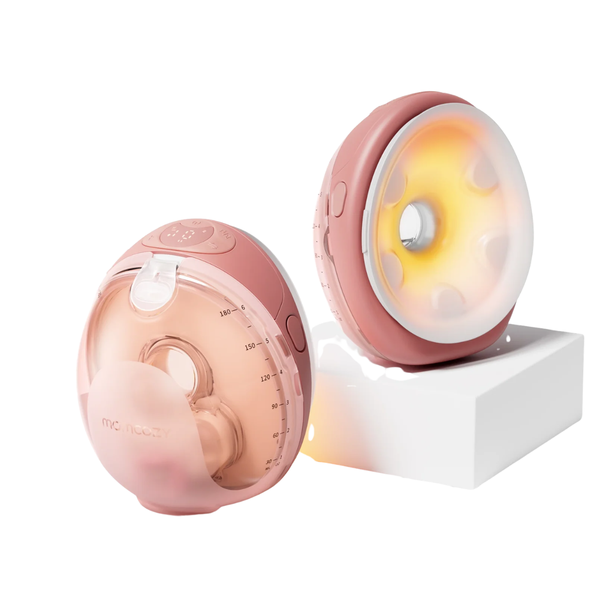 Momcozy Wellness 1 Warm-Massage Wearable Breast Pump on Luna Baby Store Miami