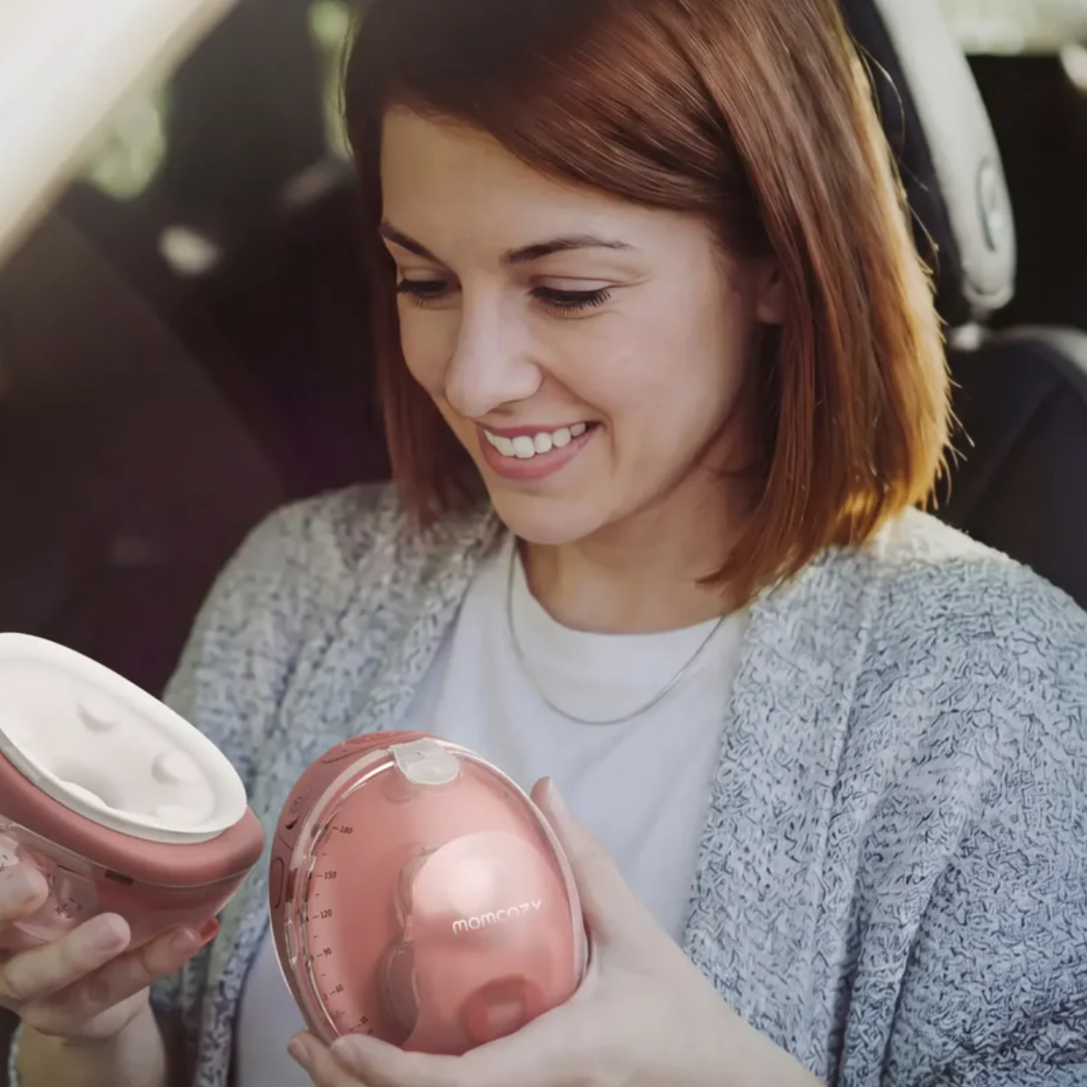 Momcozy Wellness 1 Warm-Massage Wearable Breast Pump
