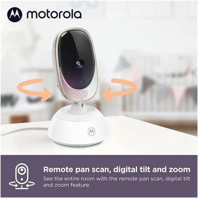 Motorola - Monitor de bebê VM85 Indoor WiFi Vídeo com câmera e luz ambiente