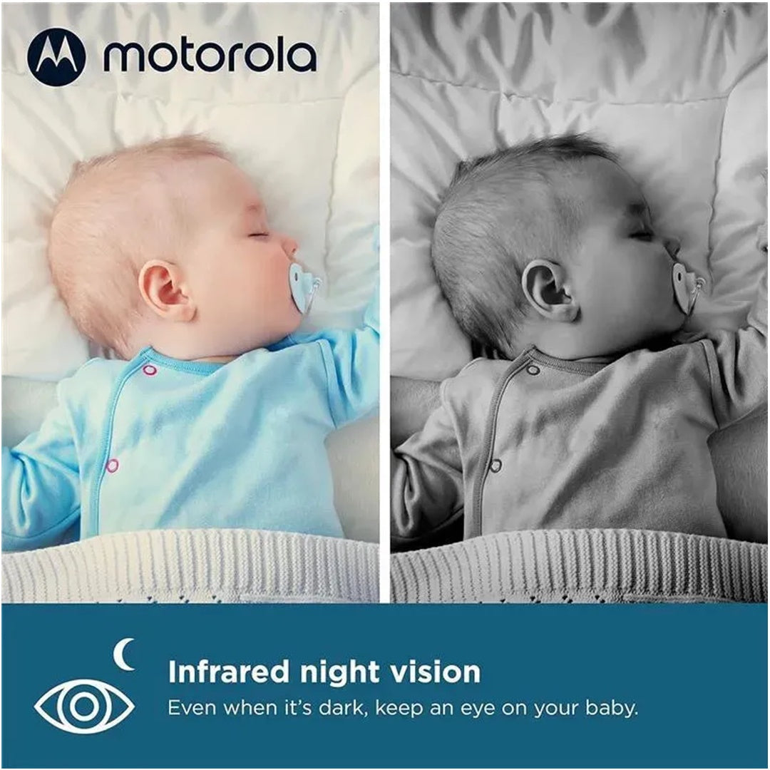 Motorola VM75 Indoor Video Baby Monitor with Camera - Clear Day & Night Viewing