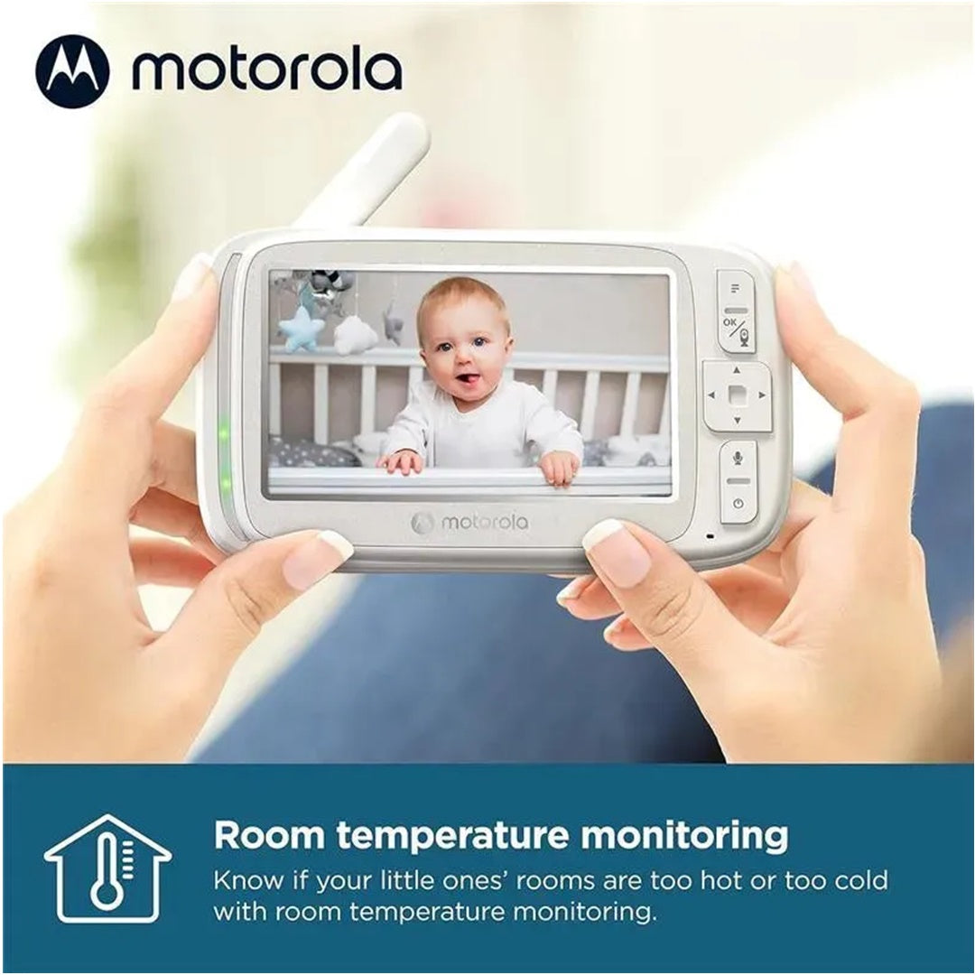 Motorola VM75 Indoor Video Baby Monitor with Camera - Smart Comfort & Communication